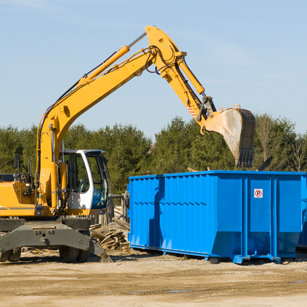 how many times can i have a residential dumpster rental emptied in Mineral Springs NC